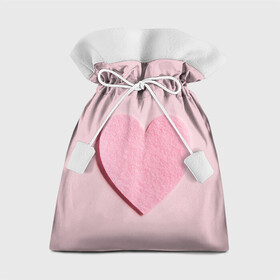 Подарочный 3D мешок с принтом Чистое сердце в Тюмени, 100% полиэстер | Размер: 29*39 см | Тематика изображения на принте: возлюбленный | геометрическое сердце | майнкрафт серце | признание в любви | я влюблен