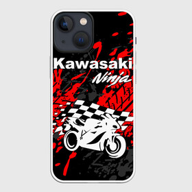 Чехол для iPhone 13 mini с принтом KAWASAKI NINJA   КАВАСАКИ в Тюмени,  |  | kawasaki | motorcycle | motosport | ninja | racing | speed | sport | байк | гонки | двигатель | кавасаки | мото | мотокросс | мотоспорт | мототриал | мотоцикл | нинзя. | скорость | спорт
