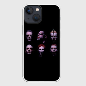 Чехол для iPhone 13 mini с принтом Rammstein horror в Тюмени,  |  | alternative | metall | music | rammstein | rock | альтернатива | кристиан лоренц | кристоф шнайдер | металл | музыка | оливер ридель | пауль ландерс | раммштайн | рамштайн | рамштэйн | рихард круспе | рок