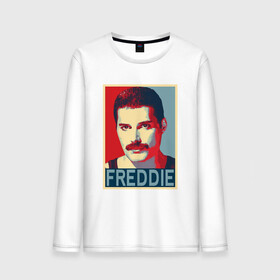 Мужской лонгслив хлопок с принтом Freddie в Тюмени, 100% хлопок |  | alternative | metall | music | queen | qween | rock | альтернатива | квин | куин | металл | музыка | рок | фредди меркьюри