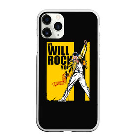 Чехол для iPhone 11 Pro матовый с принтом We will rock you в Тюмени, Силикон |  | alternative | metall | music | queen | qween | rock | альтернатива | квин | куин | металл | музыка | рок | фредди меркьюри