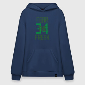 Худи SuperOversize хлопок с принтом Fear The Freak 34 в Тюмени, 70% хлопок, 30% полиэстер, мягкий начес внутри | карман-кенгуру, эластичная резинка на манжетах и по нижней кромке, двухслойный капюшон
 | antetokounmpo | basketball | bucks | giannis | milwaukee | mvp | nba | sport | streetball | адетокумбо | бакс | баскетбол | игра | милуоки | мяч | нба | олень | спорт | стритбол | тренер | чемпион | янис