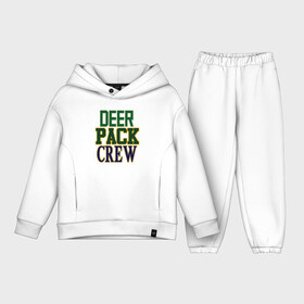 Детский костюм хлопок Oversize с принтом Deer Pack Crew в Тюмени,  |  | Тематика изображения на принте: antetokounmpo | basketball | bucks | giannis | milwaukee | mvp | nba | sport | streetball | адетокумбо | бакс | баскетбол | игра | милуоки | мяч | нба | олень | спорт | стритбол | тренер | чемпион | янис