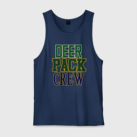 Мужская майка хлопок с принтом Deer Pack Crew в Тюмени, 100% хлопок |  | antetokounmpo | basketball | bucks | giannis | milwaukee | mvp | nba | sport | streetball | адетокумбо | бакс | баскетбол | игра | милуоки | мяч | нба | олень | спорт | стритбол | тренер | чемпион | янис