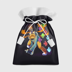 Подарочный 3D мешок с принтом Friday Night Funkin Whitty в Тюмени, 100% полиэстер | Размер: 29*39 см | fnf | friday night funkin | whitty | витти | игра | персонажи | уитти | фридей найт фанкин