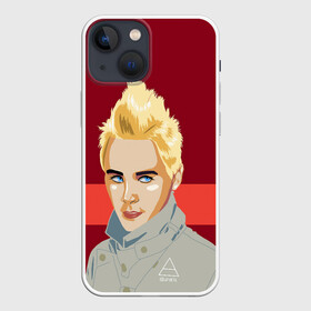 Чехол для iPhone 13 mini с принтом 30 SECONDS TO MARS | Jared Leto (+спина) (Z) в Тюмени,  |  | 30 seconds to mars | 30 секунд | 30 секунд до марса | jared joseph leto | jared leto | rock | джаред лето | музыка | песни | рок