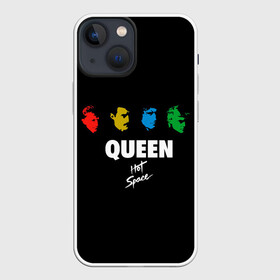 Чехол для iPhone 13 mini с принтом Hot Space в Тюмени,  |  | alternative | metall | music | queen | qween | rock | альтернатива | брайан мэй | джон дикон | квин | куин | металл | музыка | роджер тейлор | рок | фредди меркьюри