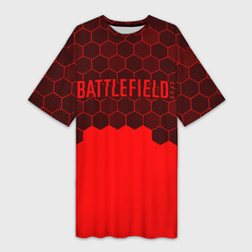 Платье-футболка 3D с принтом Battlefield 2042   Hexagon в Тюмени,  |  | 2042 | battle | battlefield | fps | game | games | logo | portal | royale | shooter | батлфилд | битва | игра | игры | королевская | лого | портал | соты | шутер