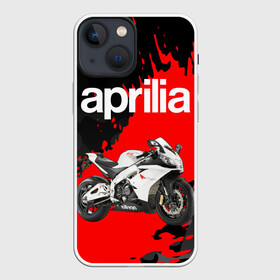 Чехол для iPhone 13 mini с принтом APRILIA   АПРИЛИЯ   GRUNGE в Тюмени,  |  | 120. | 50 | aprilia | motorcycle | motosport | racing | rs | speed | sport | априлия | байк | гонки | двигатель | мото | мотокросс | мотоспорт | мототриал | мотоцикл | скорость | спорт