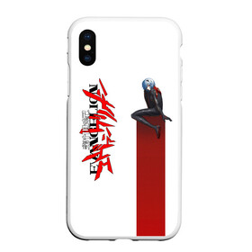 Чехол для iPhone XS Max матовый с принтом EVANGELION | ПИЛОТ EVA в Тюмени, Силикон | Область печати: задняя сторона чехла, без боковых панелей | anime | eva | evangelion | nerv | аниме | анимэ | ева | евангилион | нерв | роботы | рэй | япония