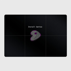 Магнитный плакат 3Х2 с принтом Install Gentoo в Тюмени, Полимерный материал с магнитным слоем | 6 деталей размером 9*9 см | distro | gentoo | linux | programmer | генту | дистибутив | линух | программистам
