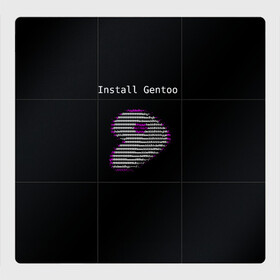 Магнитный плакат 3Х3 с принтом Install Gentoo в Тюмени, Полимерный материал с магнитным слоем | 9 деталей размером 9*9 см | distro | gentoo | linux | programmer | генту | дистибутив | линух | программистам