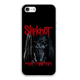 Чехол для iPhone 5/5S матовый с принтом MICK THOMPSON | SLIPKNOT | СЛИПКНОТ (Z) в Тюмени, Силикон | Область печати: задняя сторона чехла, без боковых панелей | Тематика изображения на принте: mick thompson | rock | slipknot | кейси джонс | мик томпсон | петля | рок | скользящий узел | слипкнот | тяжелый рок | удавка