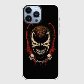 Чехол для iPhone 13 Pro Max с принтом Spawn профиль в Тюмени,  |  | al simmons | antihero | chain | comics | evil | hell | skull | smile | spawn | ад | антигерой | зло | комиксы | отродье | спаун | улыбка | цепь | череп | эл симмонс