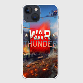 Чехол для iPhone 13 mini с принтом WAR THUNDER   ВАР ТАНДЕР в Тюмени,  |  | Тематика изображения на принте: game | war thunder | warthunder | world of tanks | wot | вар тандер | война | вот | игры | корабли | мир танков. | онлайн игра | самолеты | танки