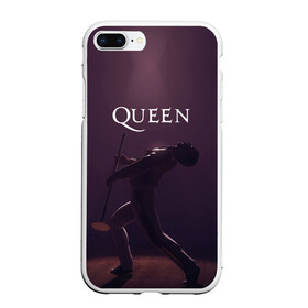 Чехол для iPhone 7Plus/8 Plus матовый с принтом Freddie Mercury | Queen (Z) в Тюмени, Силикон | Область печати: задняя сторона чехла, без боковых панелей | Тематика изображения на принте: freddie mercury | music | queen | брайан мэй | глэм рок | джон дикон | квин | королева | музыка | поп рок | роджер тейлор | фредди | фредди меркьюри | фреди | хард рок