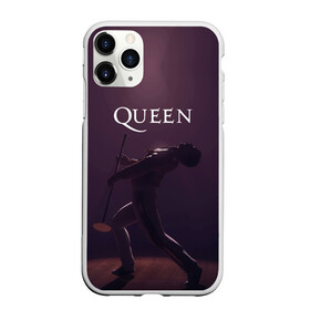 Чехол для iPhone 11 Pro Max матовый с принтом Freddie Mercury | Queen (Z) в Тюмени, Силикон |  | freddie mercury | music | queen | брайан мэй | глэм рок | джон дикон | квин | королева | музыка | поп рок | роджер тейлор | фредди | фредди меркьюри | фреди | хард рок