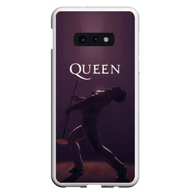 Чехол для Samsung S10E с принтом Freddie Mercury | Queen (Z) в Тюмени, Силикон | Область печати: задняя сторона чехла, без боковых панелей | Тематика изображения на принте: freddie mercury | music | queen | брайан мэй | глэм рок | джон дикон | квин | королева | музыка | поп рок | роджер тейлор | фредди | фредди меркьюри | фреди | хард рок