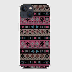 Чехол для iPhone 13 с принтом Этнический полосатый орнамент в Тюмени,  |  | абстрактный | африканский узор | геометрический узор | орнамент | полосы | текстура | шаблон