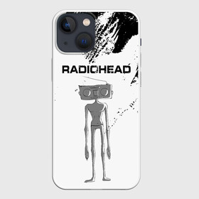 Чехол для iPhone 13 mini с принтом Radiohead | Радиохед (Z) в Тюмени,  |  | radiohead | thomas edward yorke | альтернативный рок | арт рок | джонни гринвуд | инди рок | колин гринвуд | том йорк | фил селуэй | эд о’брайен | экспериментальный рок | электронная музыка