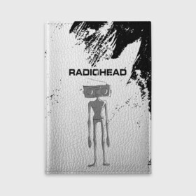 Обложка для автодокументов с принтом Radiohead | Радиохед (Z) в Тюмени, натуральная кожа |  размер 19,9*13 см; внутри 4 больших “конверта” для документов и один маленький отдел — туда идеально встанут права | radiohead | thomas edward yorke | альтернативный рок | арт рок | джонни гринвуд | инди рок | колин гринвуд | том йорк | фил селуэй | эд о’брайен | экспериментальный рок | электронная музыка