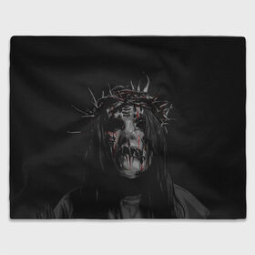 Плед 3D с принтом Joey Jordison в Тюмени, 100% полиэстер | закругленные углы, все края обработаны. Ткань не мнется и не растягивается | alternative | metall | music | rock | slipknot | slipnot | альтернатива | металл | музыка | рок | слипкнот | слипнот