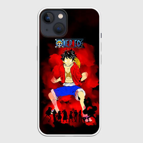 Чехол для iPhone 13 с принтом Луффи и Пираты Соломенной Шляпы в Тюмени,  |  | anime | manga | monkey d. luffy | one piece | аниме | большой куш | ван пис | вон пис | гол д. роджер | кайдо | король пиратов | луфи | луффи | манга | манки д. луффи | нами | нико робин | пират | портгас д. эйс | ророноа зоро