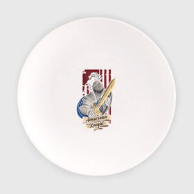 Тарелка с принтом Американский рыцарь в Тюмени, фарфор | диаметр - 210 мм
диаметр для нанесения принта - 120 мм | америка | иллюстрация | меч | рыцарь | сша | щит