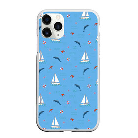 Чехол для iPhone 11 Pro матовый с принтом Море, дельфины, парусник в Тюмени, Силикон |  | boat | dolphins | lifebuoy | marine | ocean | sea | southern | starfish | summer | vacation | waves | волны | корабль | лето | лодка | морская звезда | морской | обитатели | океан | отдых | пейзаж | плавание | пляж | синий | спасательный круг | 