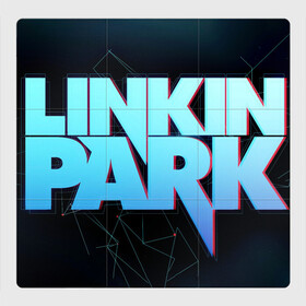 Магнитный плакат 3Х3 с принтом Linkin Park в Тюмени, Полимерный материал с магнитным слоем | 9 деталей размером 9*9 см | alternative | linkin park | metall | music | rock | альтернатива | линкин парк | металл | музыка | рок