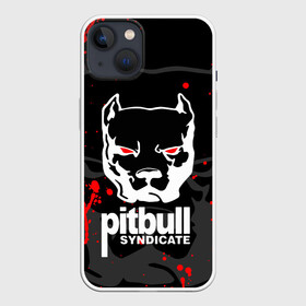 Чехол для iPhone 13 с принтом PITBULL SYNDICATE   ПИТБУДЬ в Тюмени,  |  | Тематика изображения на принте: games. | pitbull syndicate | игры | питбудь синдикат | питбуль | разработчик игр | собака | эрик давидыч