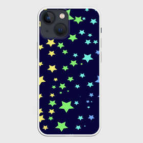 Чехол для iPhone 13 mini с принтом Звезды в Тюмени,  |  | звезда | звездопад | небо | ночь | разноцветный