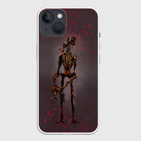 Чехол для iPhone 13 с принтом Сиреноголовый Монстр Кровь в Тюмени,  |  | blood | forest | games | monster | night | siren head | брызги | детям | игры | кровь | лес | монстр | надпись | ночь | пятна | сирена | сиреноголовый | солнце | страшилка | текст | темно | туман | ужастик | хоррор