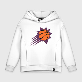 Детское худи Oversize хлопок с принтом Suns Basket в Тюмени, френч-терри — 70% хлопок, 30% полиэстер. Мягкий теплый начес внутри —100% хлопок | боковые карманы, эластичные манжеты и нижняя кромка, капюшон на магнитной кнопке | Тематика изображения на принте: basketball | mvp | nba | phoenix | sport | streetball | suns | аризона | баскетбол | игра | крис пол | мяч | нба | санс | спорт | стритбол | тренер | финикс | чемпион