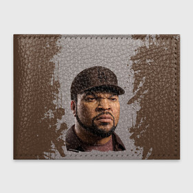 Обложка для студенческого билета с принтом Ice Cube | Айс Куб (Z) в Тюмени, натуральная кожа | Размер: 11*8 см; Печать на всей внешней стороне | Тематика изображения на принте: ice cube | oshea jackson | rap | айс куб | айс кьюб | реп | репер | рэпер | хип хоп