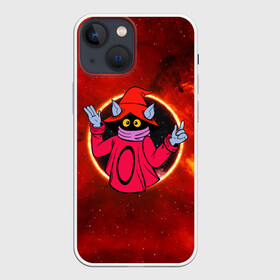 Чехол для iPhone 13 mini с принтом COSMO ORKO | ВОЛШЕБНИК ОРКО (Z) в Тюмени,  |  | he man | masters of the universe | mult | orka | orko | властелины вселенной | волшебник | мульт | мультфильм | орка | орко