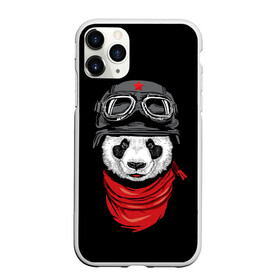 Чехол для iPhone 11 Pro Max матовый с принтом Панда Танкист  в Тюмени, Силикон |  | animal | funny | panda | военный | животные | звери | милые | очки | панда | прикол | хипстер