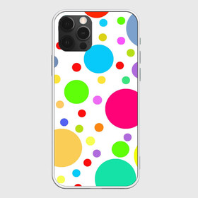 Чехол для iPhone 12 Pro Max с принтом Polka dot в Тюмени, Силикон |  | dotted | в горошек | зелёный | красный | разноцветный | синий | узор