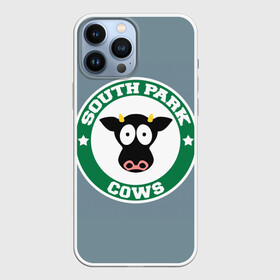 Чехол для iPhone 13 Pro Max с принтом Коровы вперед в Тюмени,  |  | Тематика изображения на принте: cow | south park | sport | коровы | мульт | мультфильм | спорт | южный парк
