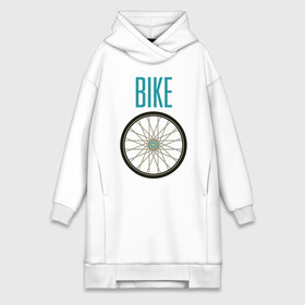 Платье-худи хлопок с принтом Велосипед, колесо в Тюмени,  |  | bike | байк | вело | велобайк | велосипед | велосипедные | велоспорт | для велосипеда | колесо | спорт