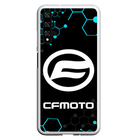 Чехол для Honor 20 с принтом CFmoto / СФ мото / КИБЕР в Тюмени, Силикон | Область печати: задняя сторона чехла, без боковых панелей | cfmoto | motorcycle | motosport | racing | speed | sport | байк. | гонки | двигатель | мото | мотокросс | мотоспорт | мототриал | мотоцикл | скорость | спорт | сф мото