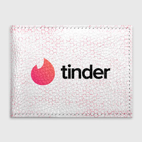 Обложка для студенческого билета с принтом Tinder - Honeycomb в Тюмени, натуральная кожа | Размер: 11*8 см; Печать на всей внешней стороне | app | application | fire | logo | symbol | tinder | знакомства | лого | любовь | огонек | приложение | символ | соты | тиндер