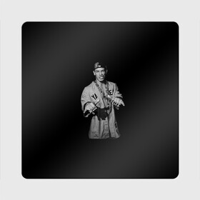 Магнит виниловый Квадрат с принтом John Cena в Тюмени, полимерный материал с магнитным слоем | размер 9*9 см, закругленные углы | Тематика изображения на принте: wrestling | you cant see me | буквы | джон сина | знаменитость | кепка | человек