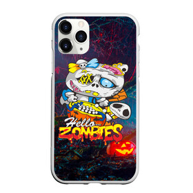 Чехол для iPhone 11 Pro матовый с принтом Hello Zombies в Тюмени, Силикон |  | hello kitty | hello zombies | зомбак | зомби | китти | ужасы | хеллоуин | хэллоуин