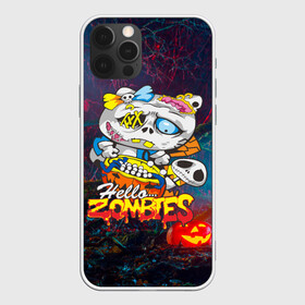 Чехол для iPhone 12 Pro Max с принтом Hello Zombies в Тюмени, Силикон |  | Тематика изображения на принте: hello kitty | hello zombies | зомбак | зомби | китти | ужасы | хеллоуин | хэллоуин