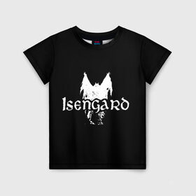 Детская футболка 3D с принтом Isengard в Тюмени, 100% гипоаллергенный полиэфир | прямой крой, круглый вырез горловины, длина до линии бедер, чуть спущенное плечо, ткань немного тянется | isengard | metal | rock | блэк метал | исенгард | метал | рок