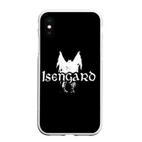 Чехол для iPhone XS Max матовый с принтом Isengard в Тюмени, Силикон | Область печати: задняя сторона чехла, без боковых панелей | isengard | metal | rock | блэк метал | исенгард | метал | рок