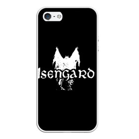Чехол для iPhone 5/5S матовый с принтом Isengard в Тюмени, Силикон | Область печати: задняя сторона чехла, без боковых панелей | isengard | metal | rock | блэк метал | исенгард | метал | рок