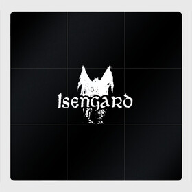 Магнитный плакат 3Х3 с принтом Isengard в Тюмени, Полимерный материал с магнитным слоем | 9 деталей размером 9*9 см | Тематика изображения на принте: isengard | metal | rock | блэк метал | исенгард | метал | рок