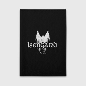 Обложка для автодокументов с принтом Isengard в Тюмени, натуральная кожа |  размер 19,9*13 см; внутри 4 больших “конверта” для документов и один маленький отдел — туда идеально встанут права | Тематика изображения на принте: isengard | metal | rock | блэк метал | исенгард | метал | рок